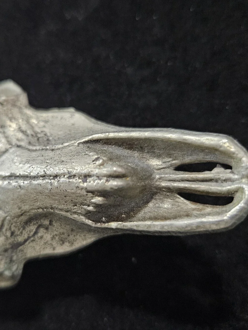 Vintage Long Horn Steer Cowboy Rodeo Belt Buckle